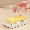 Butter Storage & Cutter Box with Lid and Divider for Fresh-Keeping Bread