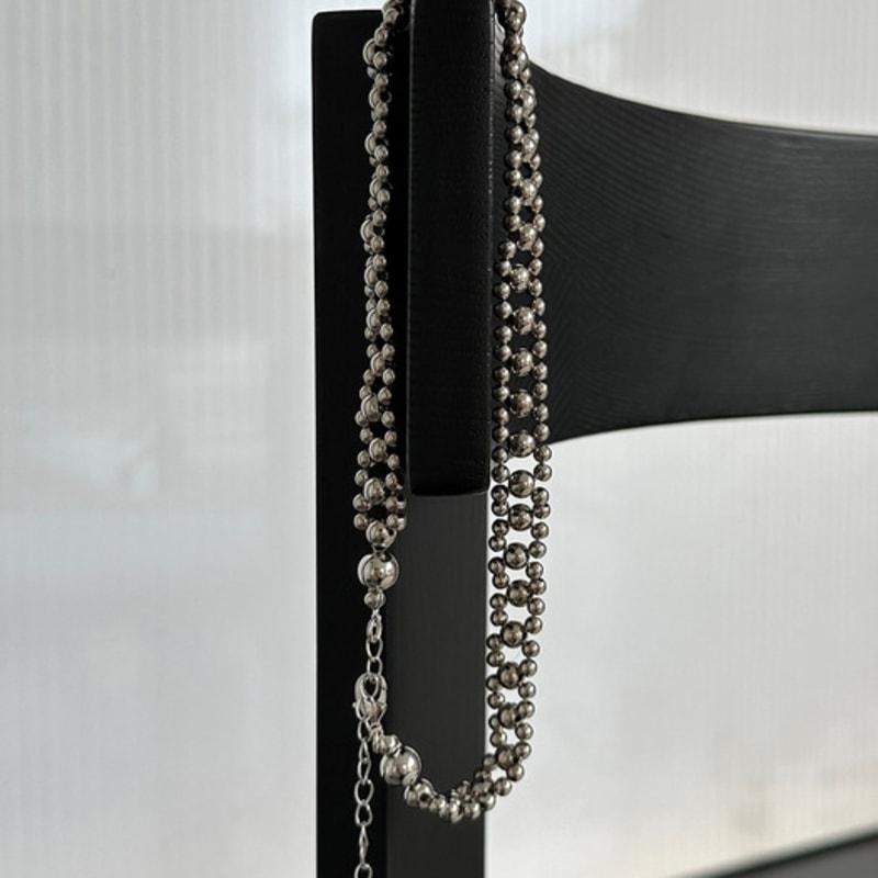 Geegee Lace Ball Chain Necklace