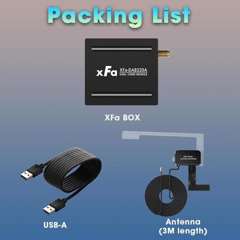 

Адаптер антенны DAB+ с USB для автомобильного радиоприемника Android GPS-приемник плеера Головное устройство DAB-приемник сигнала Цифровое аудиовещание