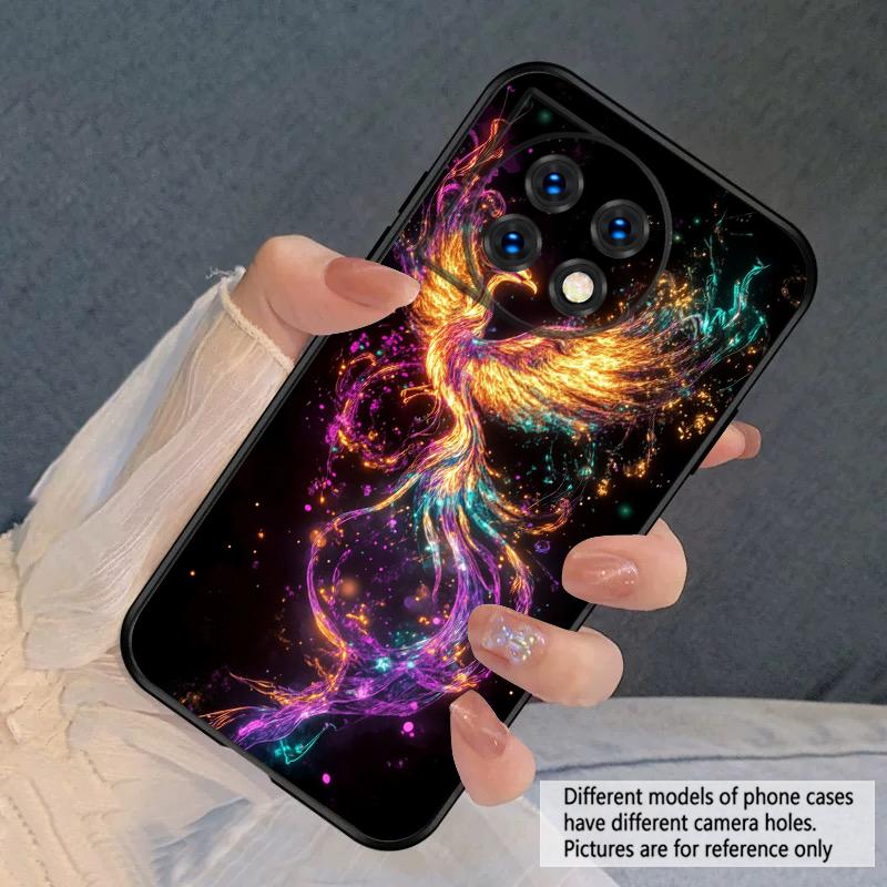 Cartoon Phoenix For Oneplus 8T 9 9R 10 Pro 11 12 13 13R 5G ACE 5 Nord2 4 CE 3 4 Lite N20 SE N200 silicone soft phone case