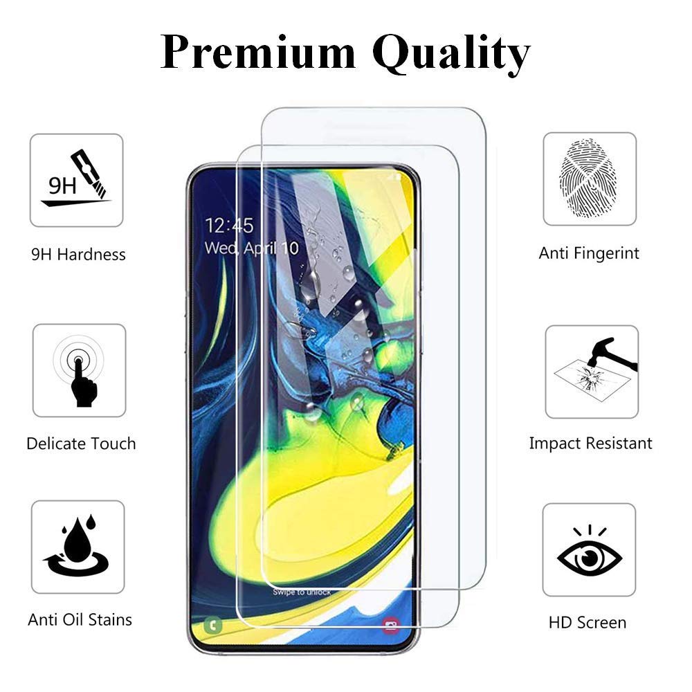 

0.25D Arc Edge Tempered Glass Screen Phone Film for Samsung Galaxy A90/A80 Type A