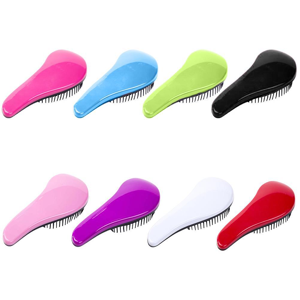 

Расческа для распутывания волос с ручкой, щетка для душа, салонная укладка, укротитель фиолетовый