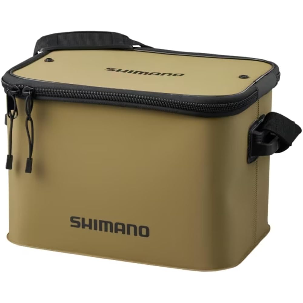 Shimano Tackle Bucket EV BK-019W 36cm Khaki Fishing Gear Storage Container