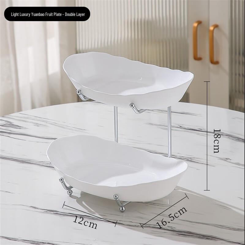 Многоуровневая фруктовница в стиле легкой роскоши