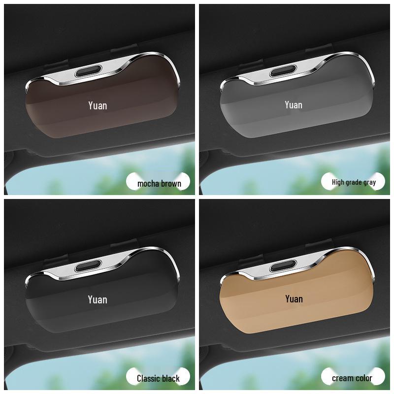 BYD Yuan Pro/Plus Car Sunglasses Holder: Visor Storage Clip and Interior Accessory