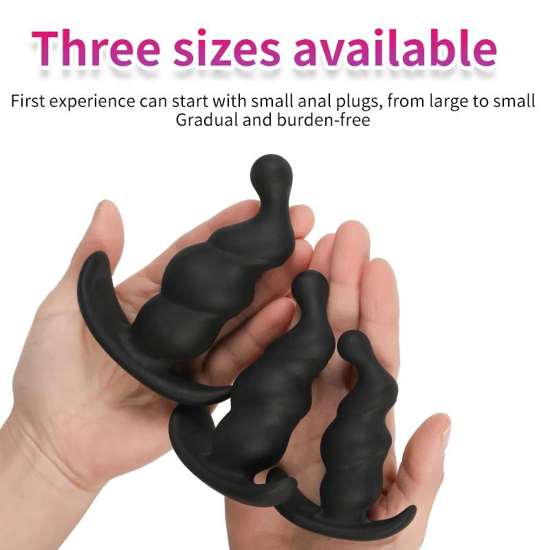Wearable Anal Plug Dildo Realistic Butt Plug Sex Toys for Women /Men Masturbators Anal Toys Butt Plug Anus Pull Bead