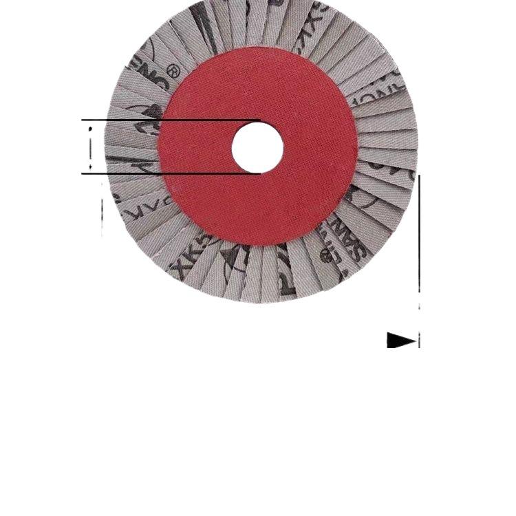 Louvered Flap Wheel Sandpaper Disc for Polishing and Grinding Stainless Steel 320-Soft Grit