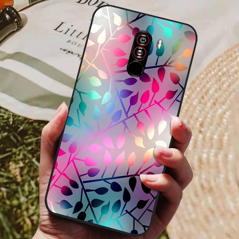 For xiaomi mi pocophone f1 Case Silicon Back Cover Phone Case for xiaomi poco F1 Cases Pocofone F1 6.18 inch Soft bumper coque