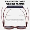 New Portable Foldable Reading Sunglasses High-Definition Anti-Blue Light Presbyopia Eyewear Outdoor UV-Protective Sunglasses
