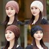 Summer Ladies Loose Fit Floral Pattern Cotton Polyester Hat With Waterdiamond Embellishments