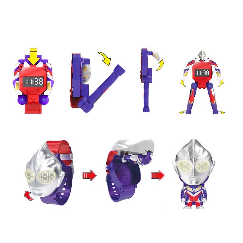 Anime Ultraman zegarki dla dzieci zegarek dla dzieci zabawka uroczy zegar z kreskówek prezenty urodzinowe