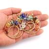 Natural Gravel Crystal Tree Of Life Colorful Natural Fortune Tree Necklace Pendant Direct Sales N737