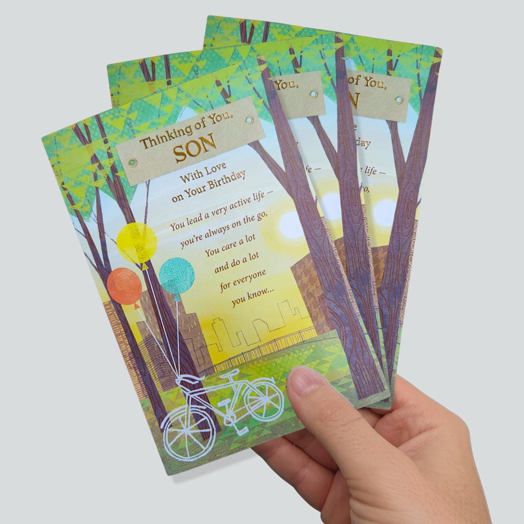 Foreign Trade Export Greeting Card European And American Simple Design Waterproof And Non-Halo Ink Support Logo Size 27.4 * 21Cm