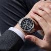 OLEVS Men's Waterproof Analog Quartz Wristwatch Lightweight Easy to Read Date Day Father's Day Gift