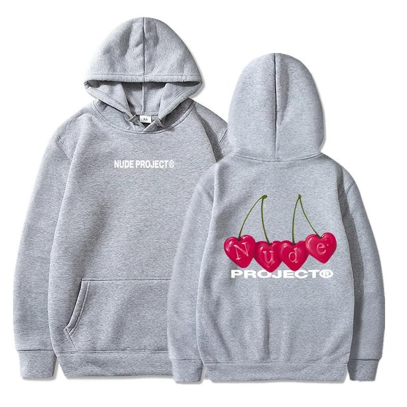 Felpa con cappuccio sottile da donna Nude Project, Felpe di marca, Y2K Clo