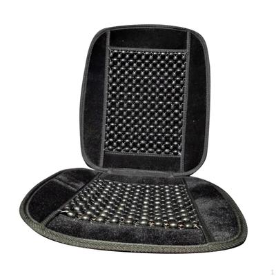 Housse de Siège de Voiture en Perles de Bois Respirante Cadeaux Accessoires Soutien Dorsal Fournitures pour Véhicule Multifonctionnelle