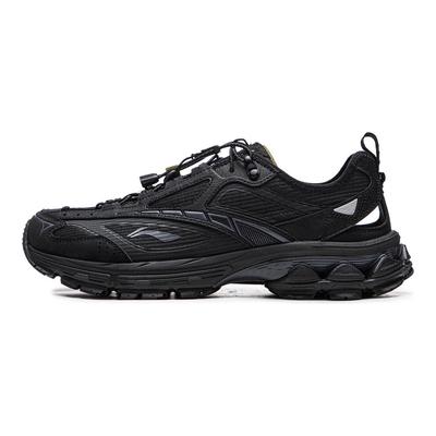 Li Ning Fuyiao 2.0 Trail V3 Comfortable Shock Absorbing Durable Low Top Casual Running Shoes Men Sneaker Black ARXW021-2