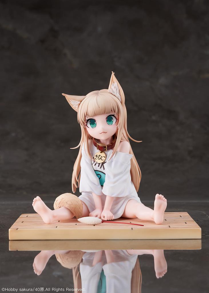 My Cat Is a Cute Girl Kinako Sitting Fish Complete Figure Limited Edition with Bonus Ver. 1/6