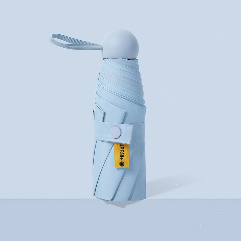 50% Off Capsule Sun Umbrella Women'S Sunscreen Uv Protection Pocket Small Portable Mini Folding Parasol Sun Umbrella