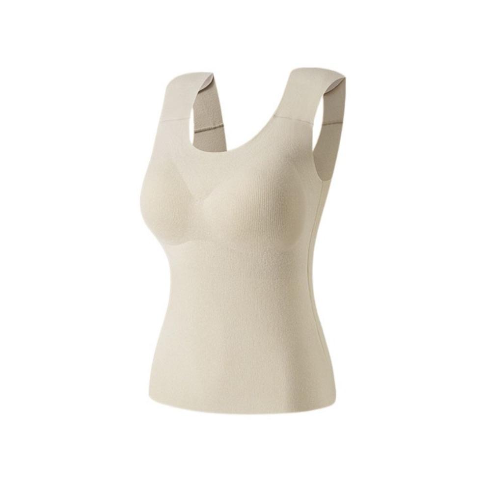 U-neck Right-angle Shoulder Vest Invisible Underwear for Women Thermal Underwear  Body Shaping