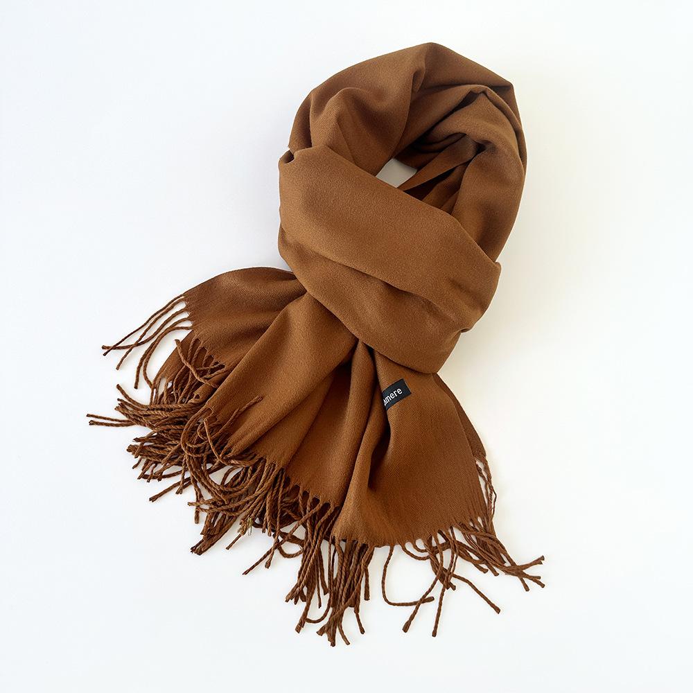 Multi-color imitation cashmere shawl scarf high-end fashion order versatile warm scarf women