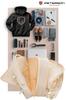 PTN 24421-6170 Ecru Travel Backpack