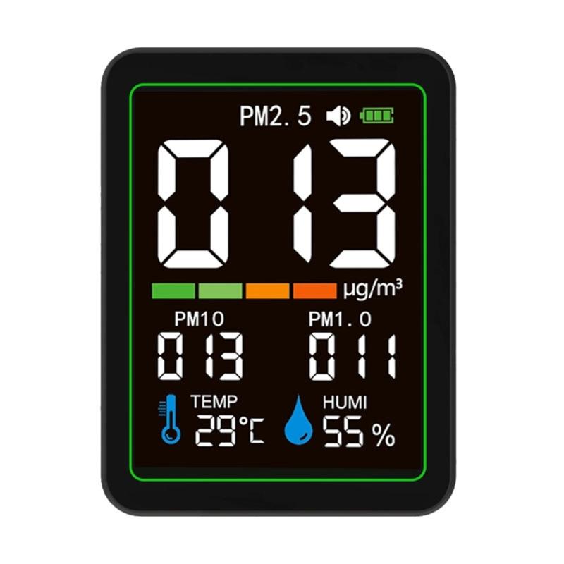 Multifunction Air Quality Tster for PM2.5 PM10 PM1.0 Temperature Humidity Detection Digital Screen Efficient Performances