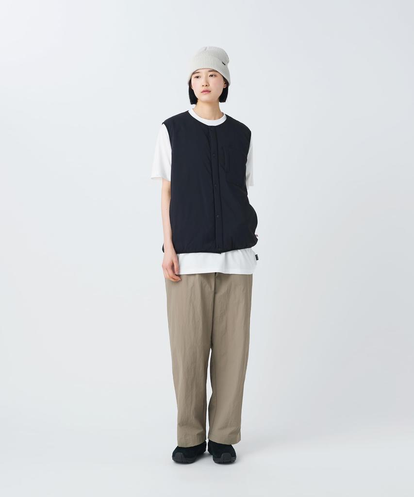 Snow Peak Flexible Insulated Vest and Size L VT-26SU001, Men's Women's, Black,