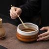 Japanese Style Matcha Ceramic Tea Bowl Tea Whisk Set Traditional Handmade Bamboo Brushes Indoor Tea Culture Gift Set Accessories