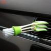 2-in-1 Multifunctional PE Car Air Vent Cleaning Brush - Detachable & Washable, Durable Plastic,for Cleaning Ship/Vehicle Interior Details and Corners