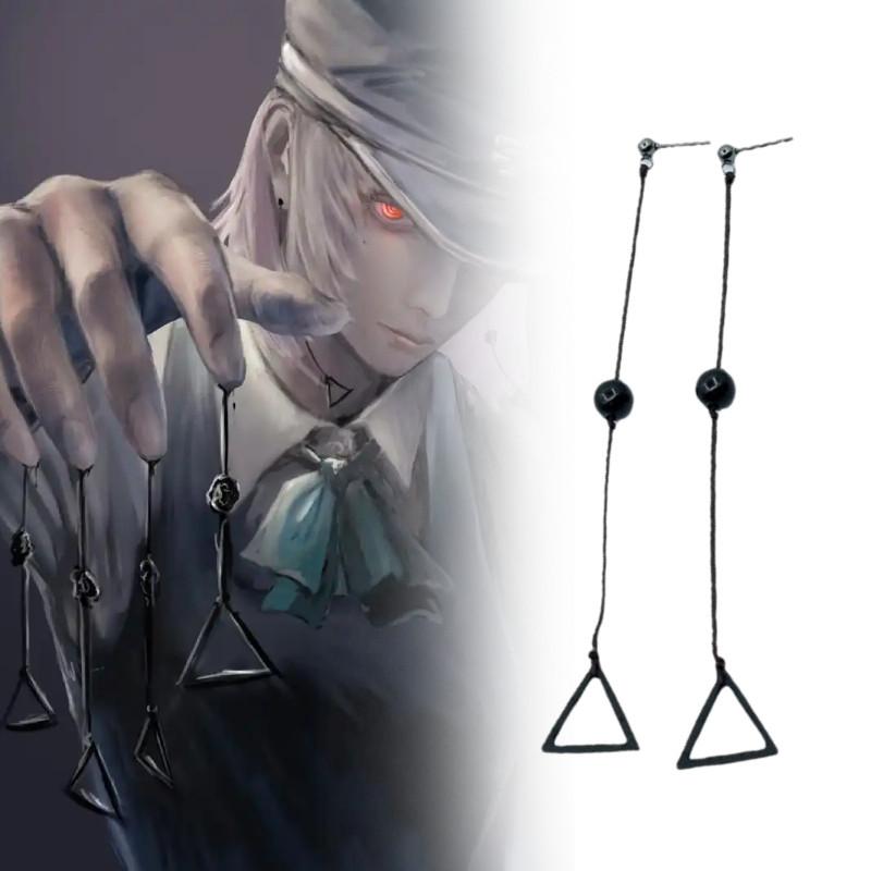 Man Sawatari Chainsaw Cosplay Props Earrings Ear Pendants Jewelry Fans Gift