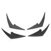 4pcs Front Bumper Splitter Fins ABS Light Weight Front Bumper Body Spoiler Canards Trim for M3 M4   G81 G82 G83