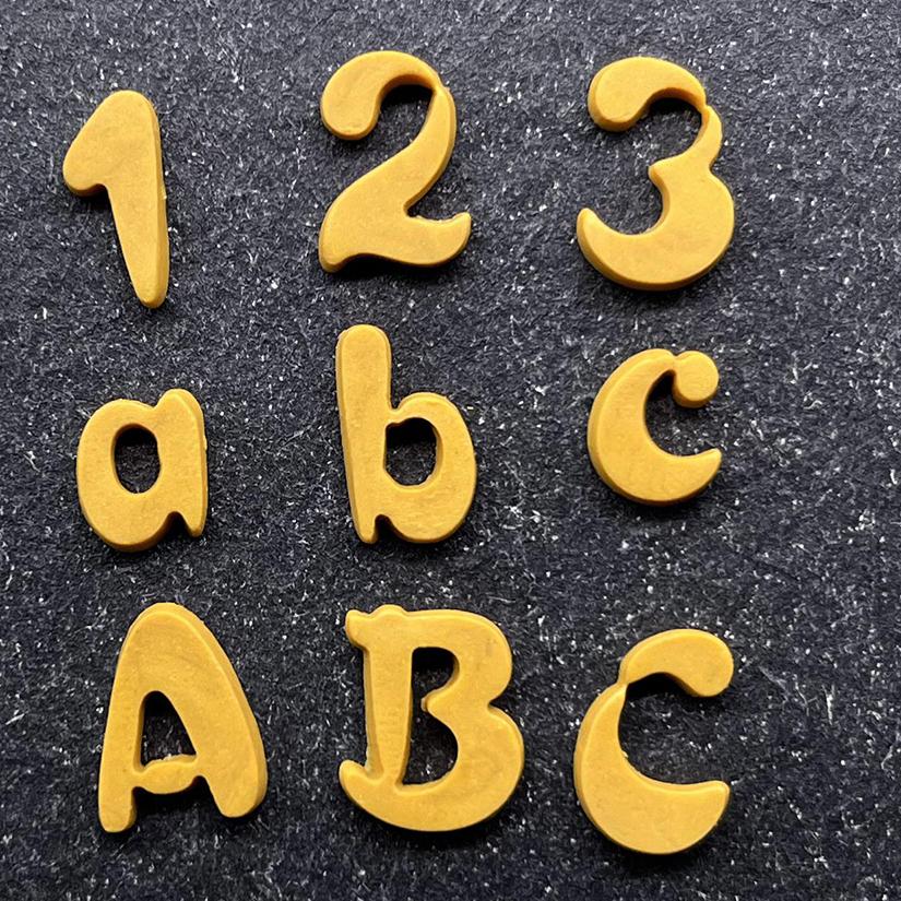 Alphabet Number Silicone Mold Sugarcraft Cupcake Baking Mold Resin Tools Fondant Cake Decorating Tools