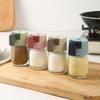 4Pcs Transparent Measuring Seasoning Bottle Press Type Precise Spice Dispenser  Professional Cooking