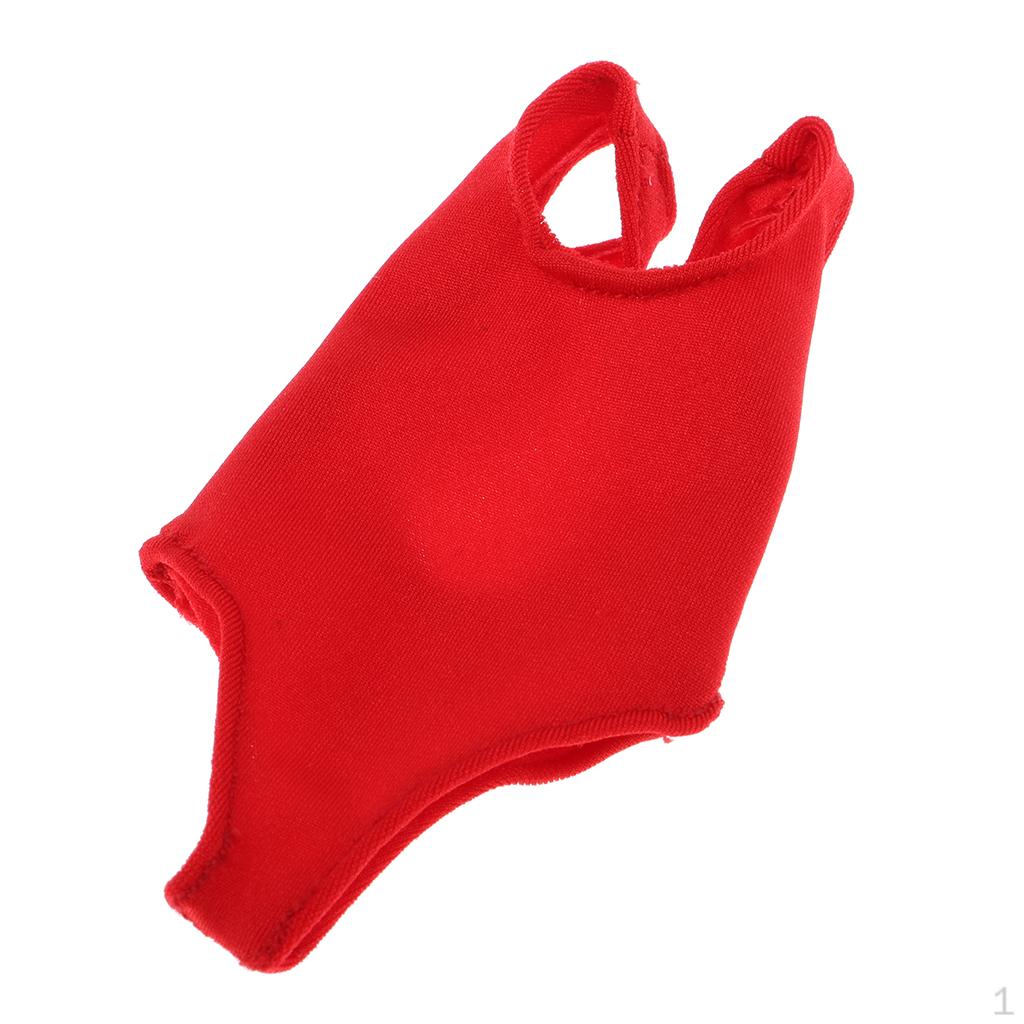 

Lace Bodysuit 1/6 12 Doll Action Figure-Red,Black червоний