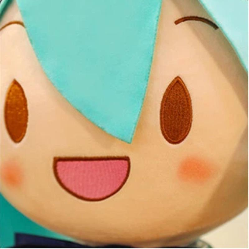 35/50cm Cartoon Hatsune Miku Doll Toy Anime Sakura Miku Snow Miku Kawaii Sitting Posture Fufu Children Fans Birthday Gift