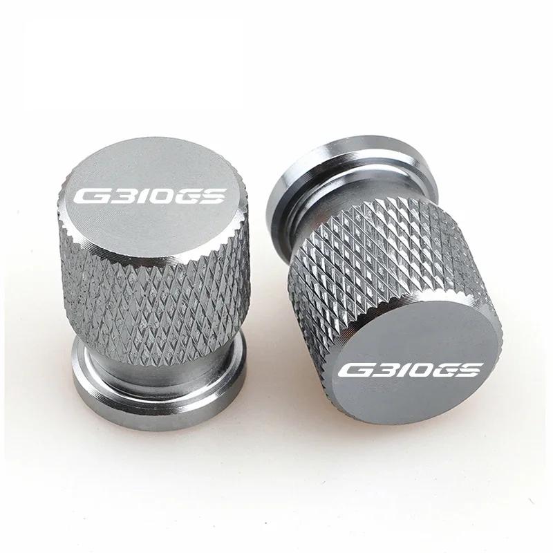 

High Quality Motorcycle CNC Tire Valve Air Port Stem Cover Cap Plug Fit For BMW G 310 R GS G310R G310GS Universal Accessories Titanium-G310GS
