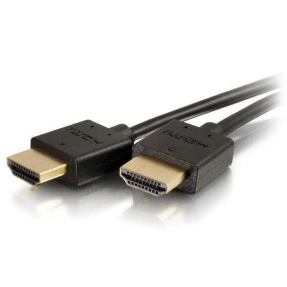Câble HDMI - C2G - 0,6 m - Mâle-Mâle - 10,2 Gbit/s - Compatibilité 3D - Noir