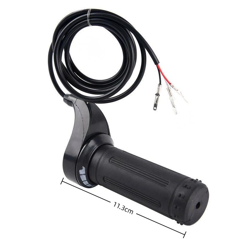 Elektrisches Fahrrad Drehgriff Hall-Sensor Universeller Gasgriff für 24V 36V 48V E-Bike Roller Ersatzteile