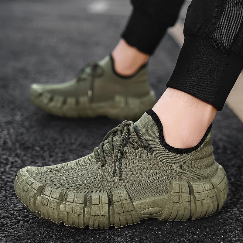 High-quality Men's Casual Sports Shoes 2025 Autumn Comfortable Non Slip Lace Up Outdoor Sneakers Fashionable Vulcanized Shoes