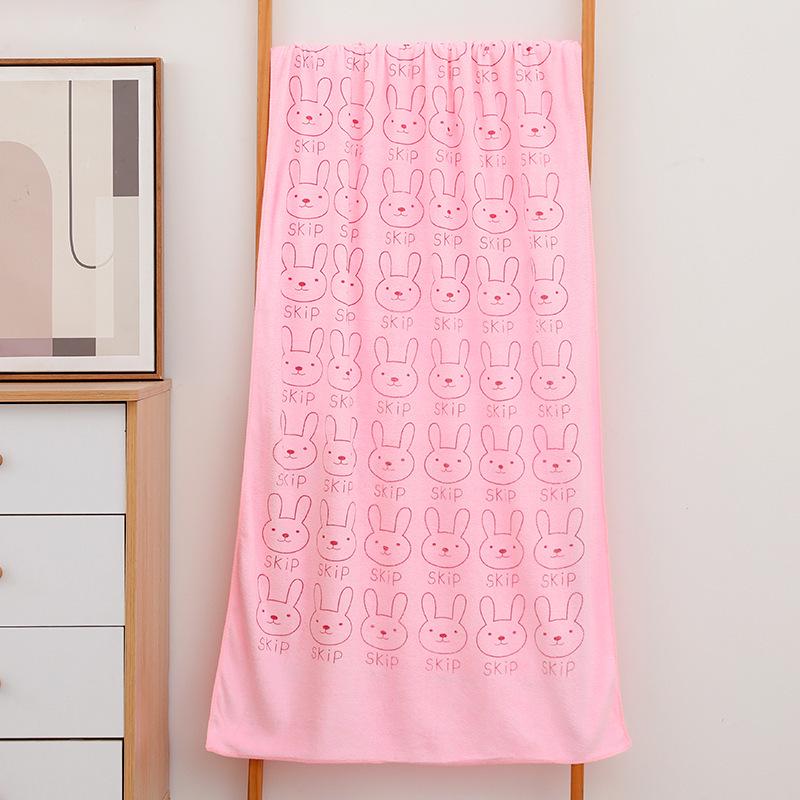 Gaoyang Cartoon Quick-Dry Children's Bath Towel, Water-Absorbent, 70x140cm, Adult & Beach Use