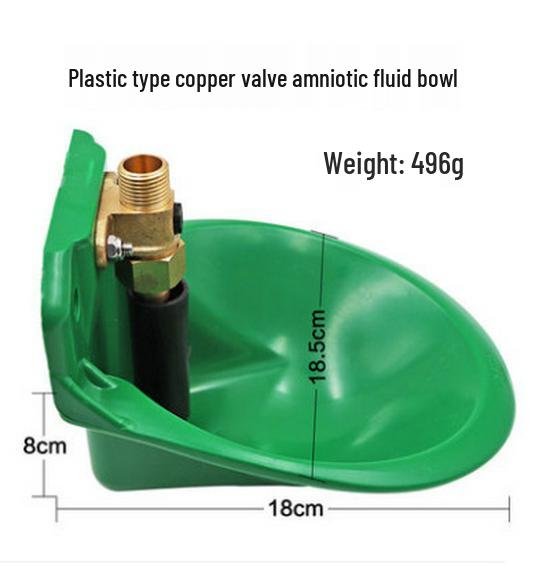Sheep Automatic Drinker: Thickened Plastic Bowl with Copper and Plastic Valves
