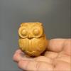 Cliff Cypress Wood Carvings Handicrafts New Household Creative Owl Decoration Hand-held Items Animal Pendants Tabletop Souvenirs