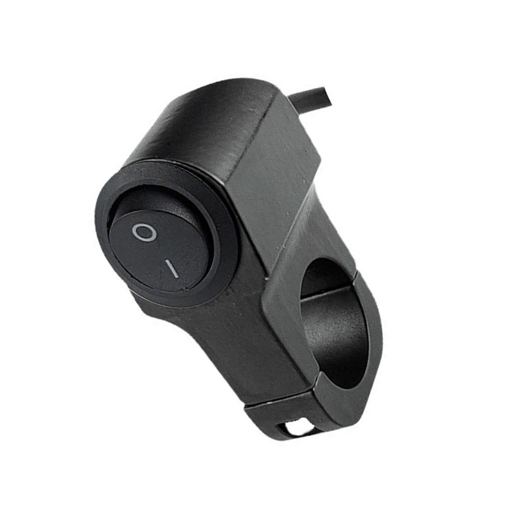Motorbike Accessory Fog Light Spotlight On/Off Switches Aluminum 7/8in Motorcycle Handlebar Headlight Control Switches
