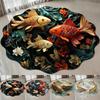 Nordic Abstract Koi Carpet Wavy Bathroom Door Rug Creativity Floral Floor Mat  Home Decor