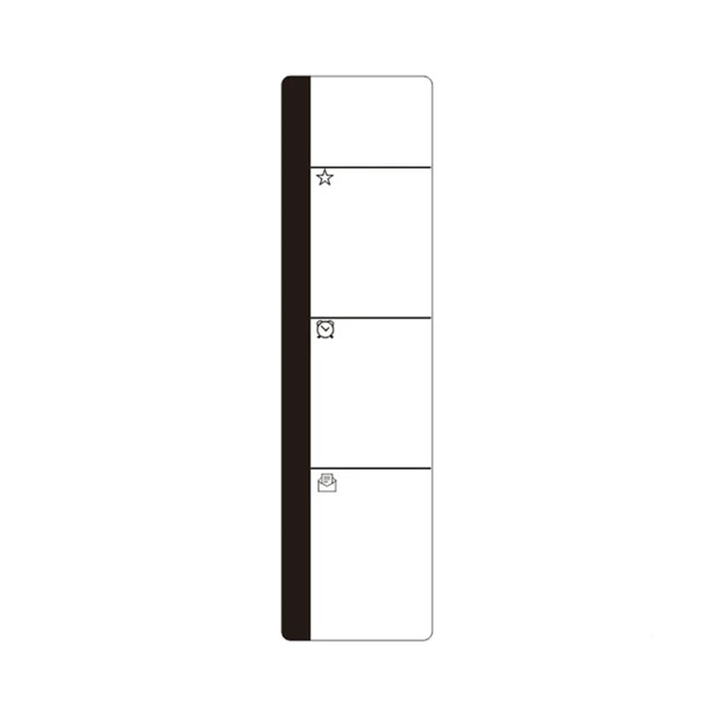 1 Acrylic Monitor Message Board, Computer Screen Side Note Board Office Memo Note Whiteboard Mobile Phone Storage Rack Business Card Holder