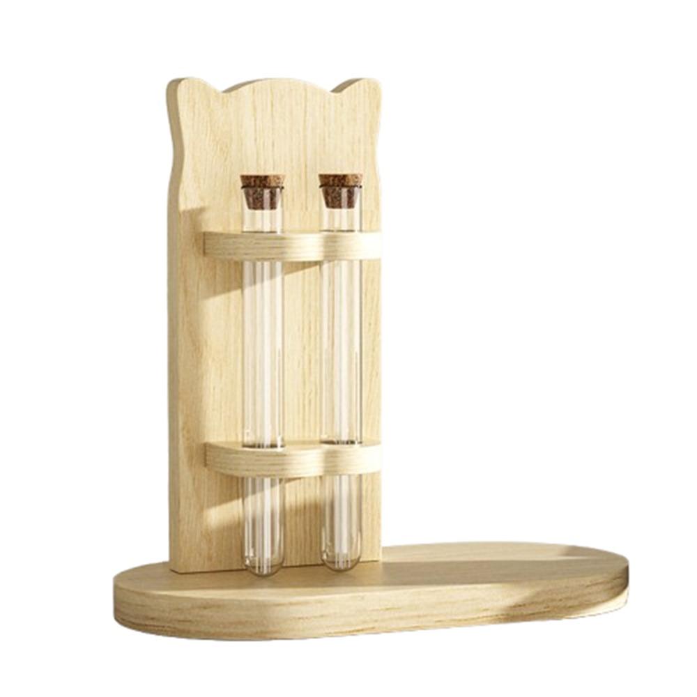 Handmade Cat Hair Storage Box Wooden Pet Memorial Ornament for Puppy Kitty Rabbits