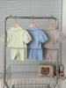 2025 Korean Style Baby & Toddler Ice Silk Knit Summer Top and Pants Set