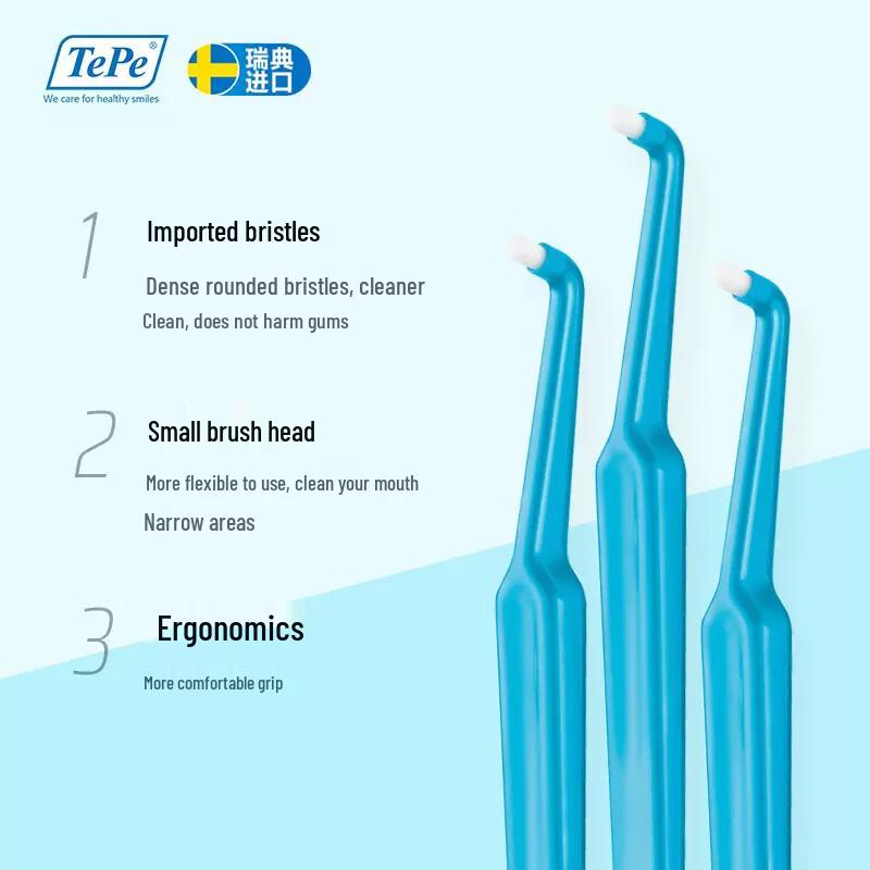 Tepe Single-Tuft Toothbrush for Orthodontic & Interdental Care