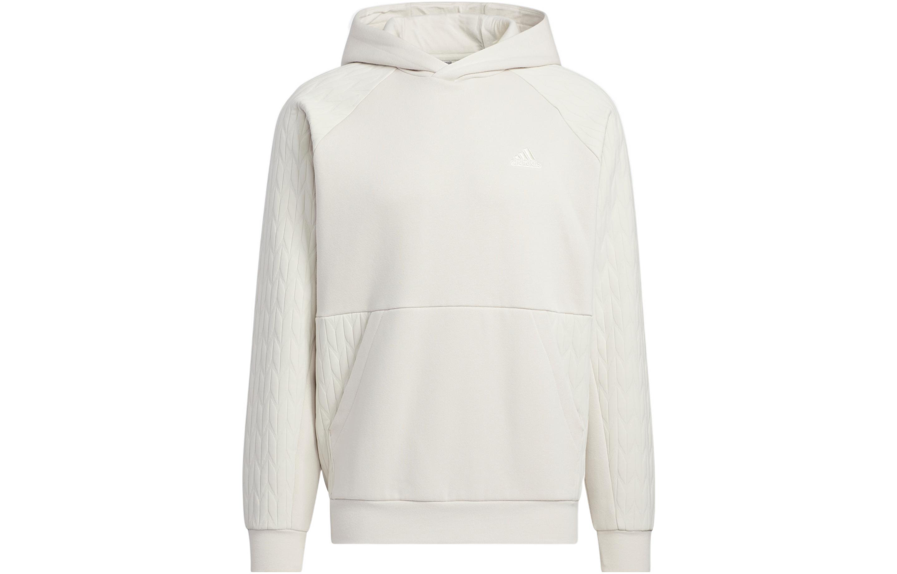 Adidas Sweatshirts Men s White Hooded Moderate Regular HN8997 M